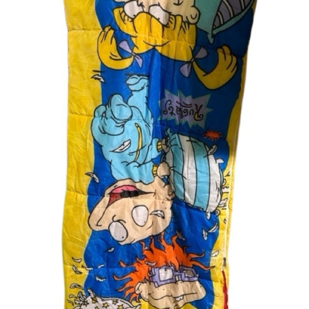 Kids Cartoon Print Pajamas - Blue and Yellow